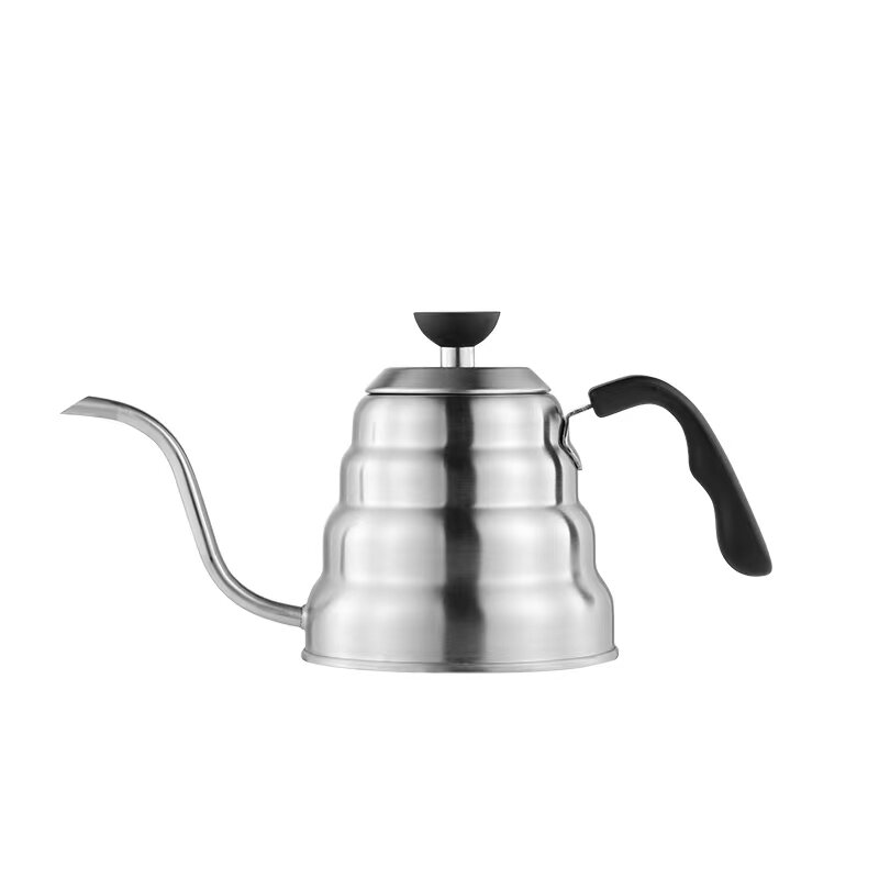 Großhandel moderne lange Mund 1000 ml Espresso Moka Kanne Kaffee maschine über Kaffee kessel mit Thermometer gießen