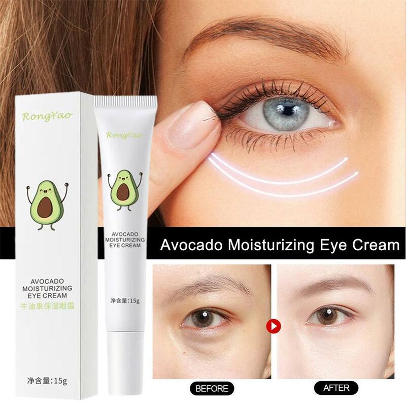 15g Avocado Moisturizing Eye Cream For Dark Circles Nourishing Firming Skin Eye Eye Cream For Bags Under Eyes Anti-wrinkle V7R5