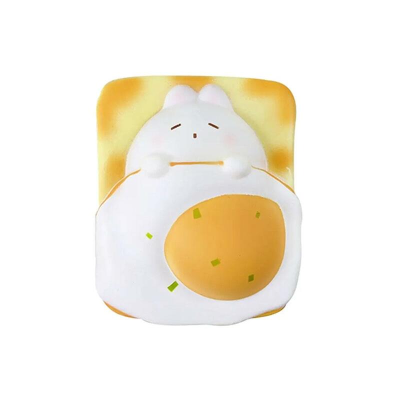 Kids Squeeze Toy Toast Hot Dog Kawaii Animal Pattern Toys Hamburger Venting Bread Decompression Children's Gift T0L6