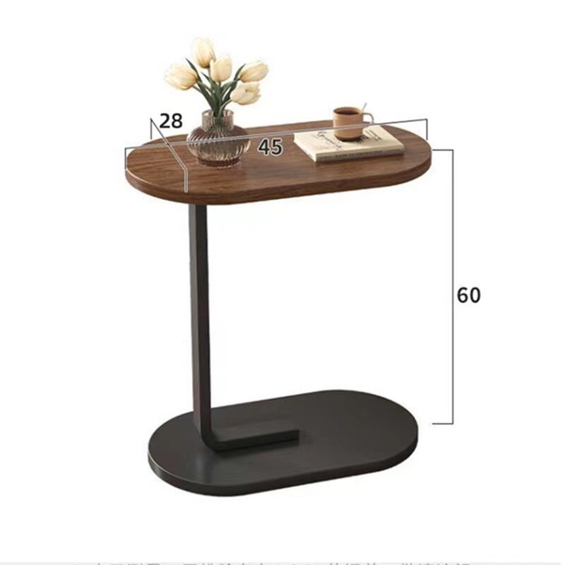 Tavolino da caffè piccolo portaoggetti da comodino, Mini tavolino da divano, tavolino da cucina laterale per soggiorno di casa
