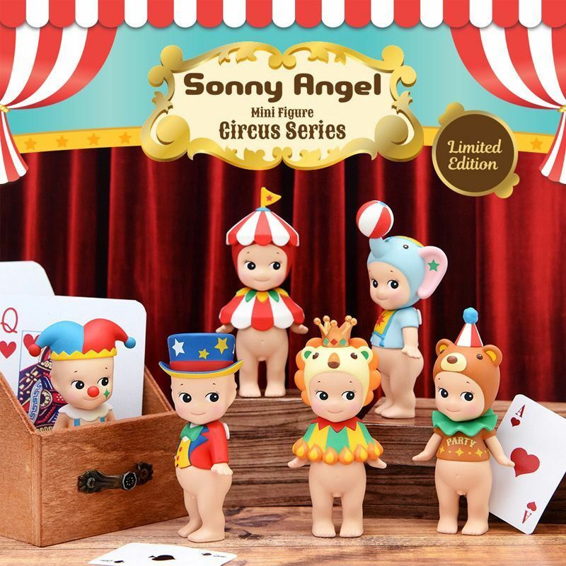 Sonny Angel Mystery Box, Halloween, Natal, Coleção de Bolo de Aniversário, Brincar de Moda, Blind Box, Figuras Kawaii, Presentes Decorativos, 2024