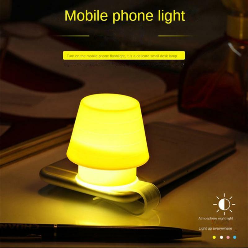 Zusatz beleuchtung Handy Licht Home Beleuchtung liefert Handy Lampe Silikon kleine Nacht lampe tragbare kreative Geschenk