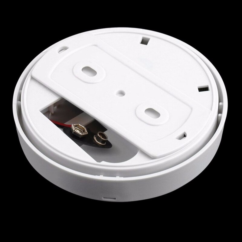 ESCAM 5 Buah 10 Buah Sensor Asap Alarm Sensitif Fotolistrik Independen Detektor Asap Kebakaran untuk Sistem Alarm Keamanan Rumah