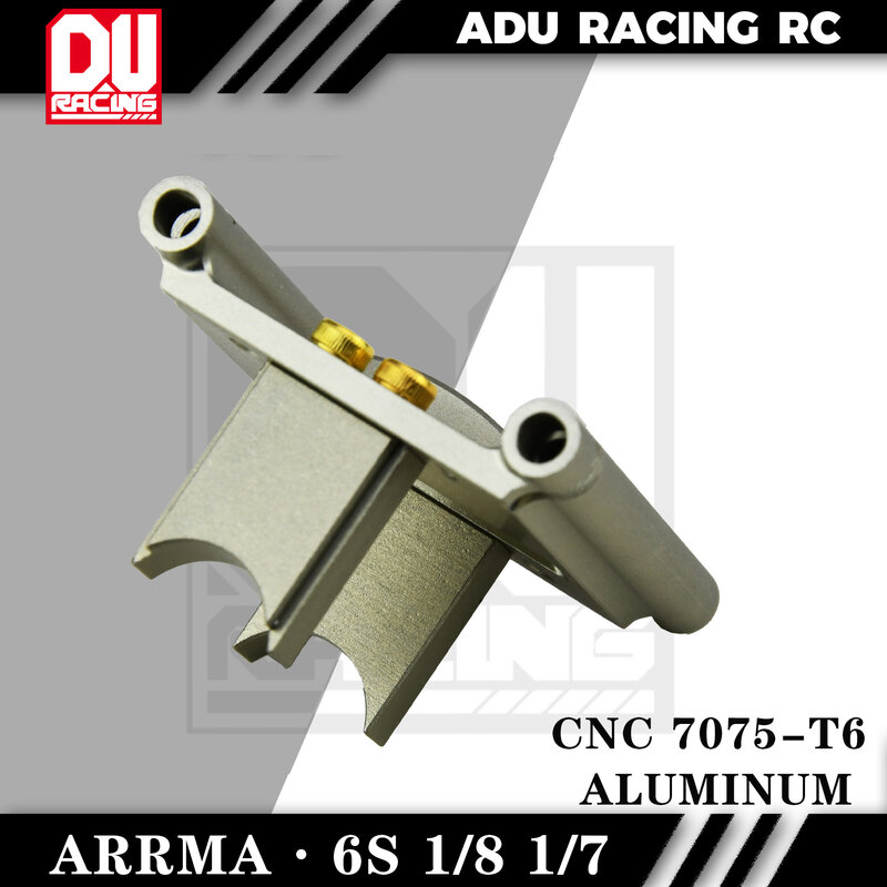 ADU Racing CENTER DIFF GEAR COVER CNC 7075 T6 aluminium, pour ARRMA 6S 1/8 et 1/7 EXB