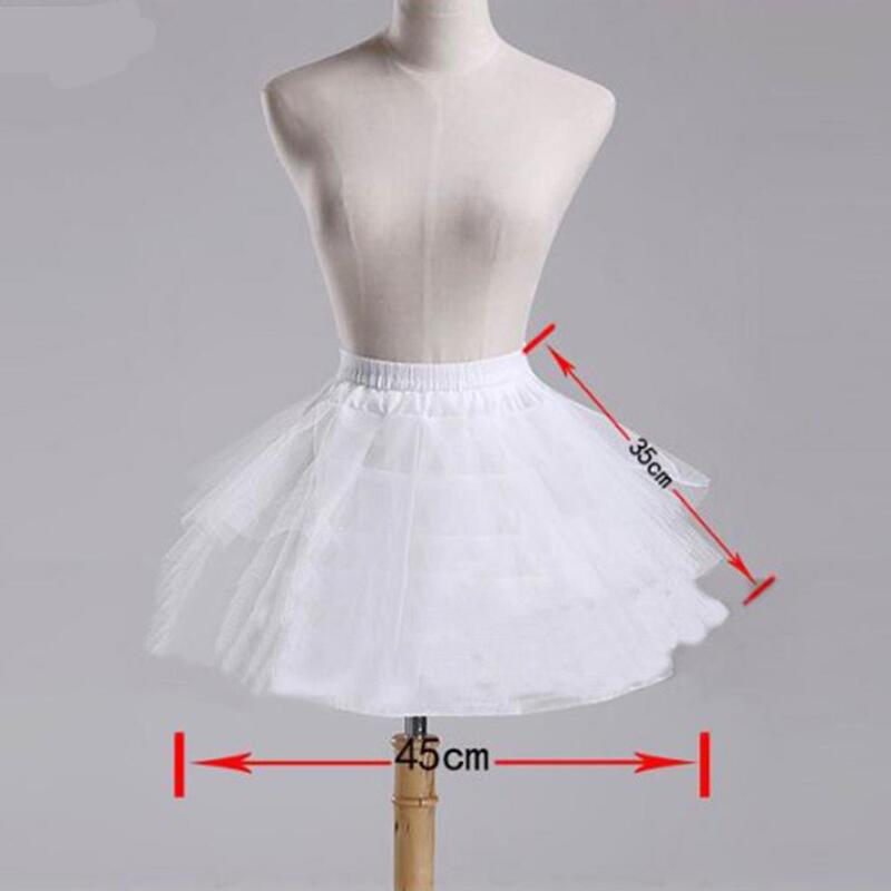 Kids Petticoat Children Short Petticoats Flower Girl Dress Crinoline for Wedding Little Girls/Kids/Child Underskirt