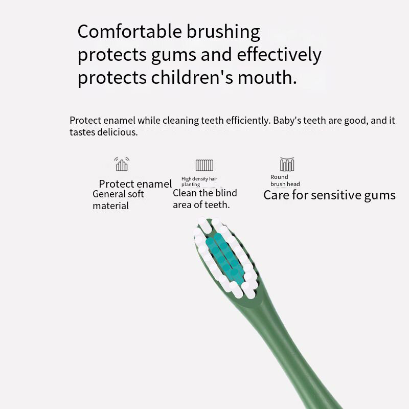 Brosse à dents électrique Sonic pour enfants, soins bucco-dentaires, motif animal de dessin animé, éléphant, chargement USB, enfants de 3 à 15 ans