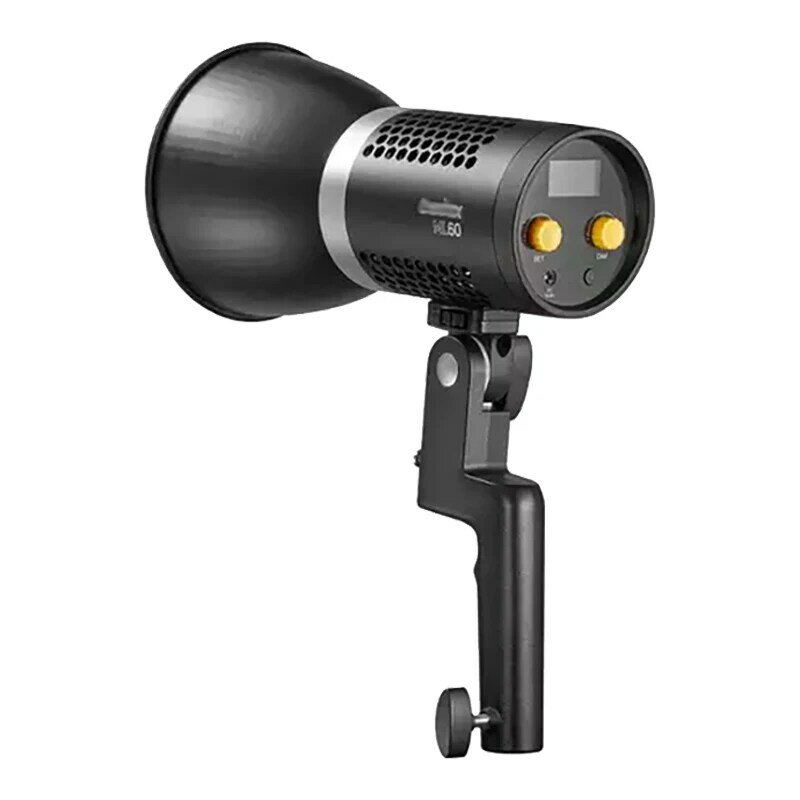 สำหรับ GODOX ML60การถ่ายภาพสปอตไลท์ภาพยนตร์และโทรทัศน์แฟลชวิดีโอ60วัตต์ไฟ LED เติมแสงภายนอกแบบพกพา
