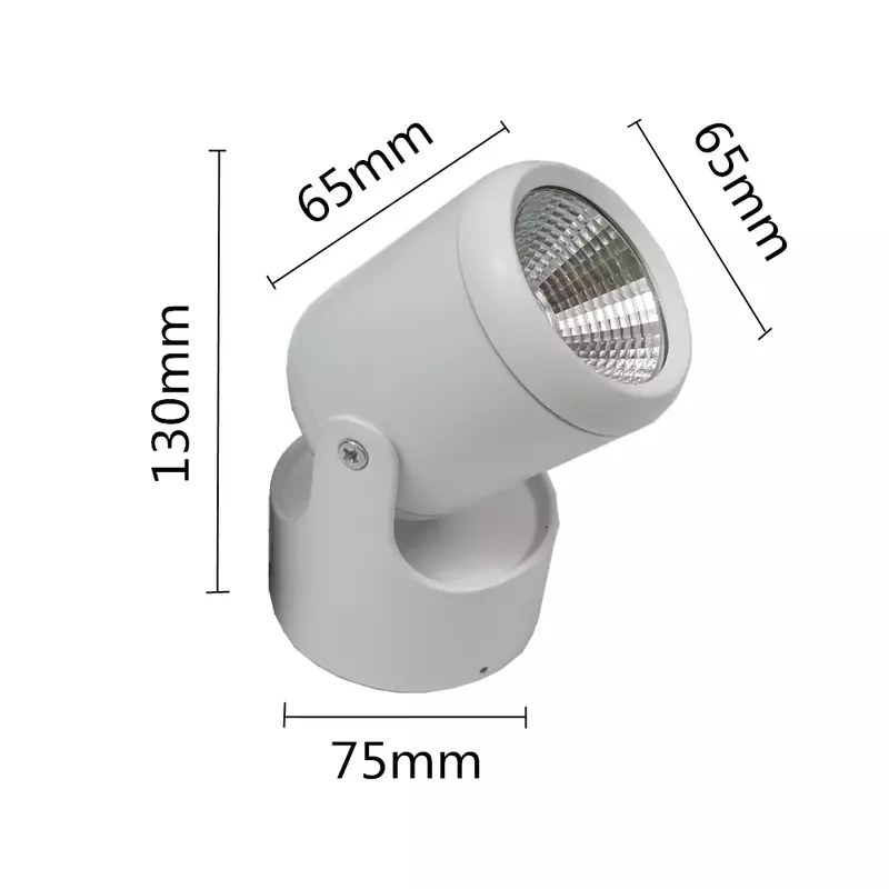 5W 10W 15W COB Led downlights Surface Mounted Ceiling Spot light 360 degree Rotation Ceiling Downlight White AC85-265V