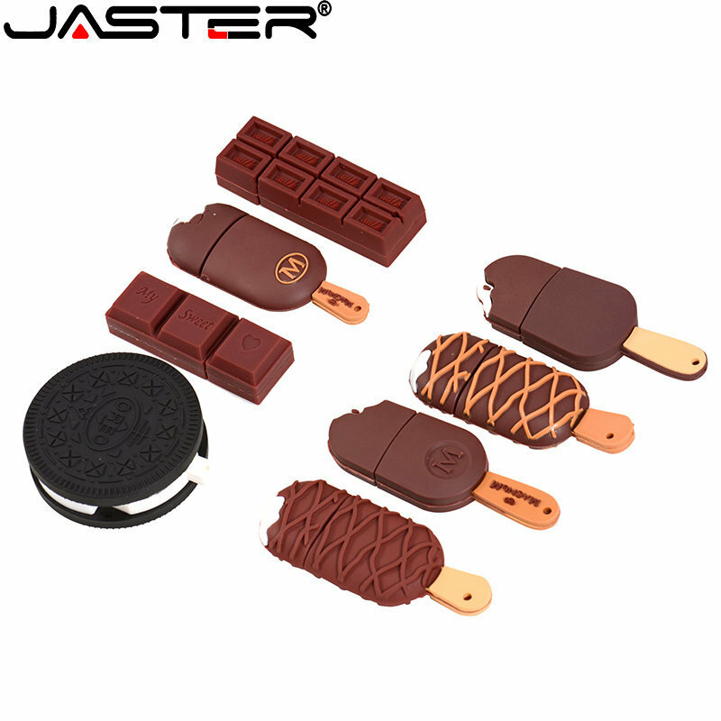 Флэш-накопитель шоколадный JASTER, 64 ГБ, 32 ГБ, 16 ГБ, 8 Гб