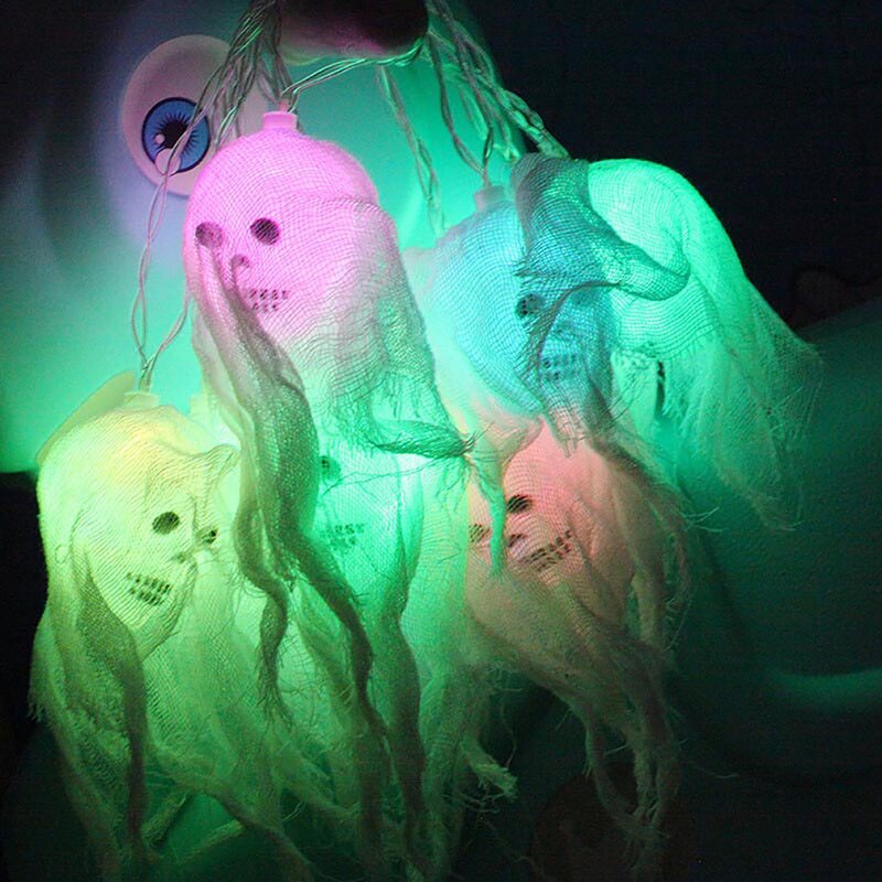 Halloween Decorations String Lights Energy-Efficient LED Light Set for Children Girls Boys Party Gift