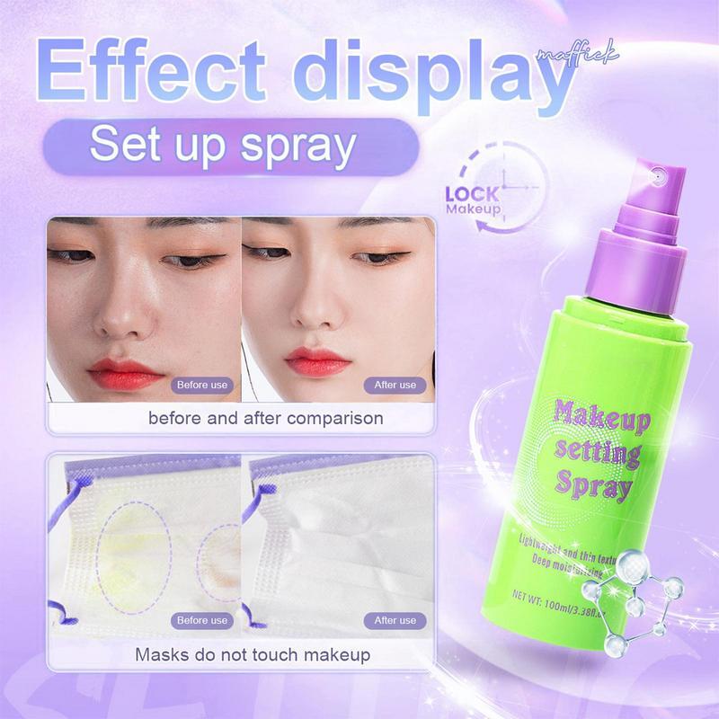Spray per il trucco Primer per il viso fondotinta Base Fixer Fix fondotinta impermeabile a lunga durata Make Up Hydrate Spray 100ml