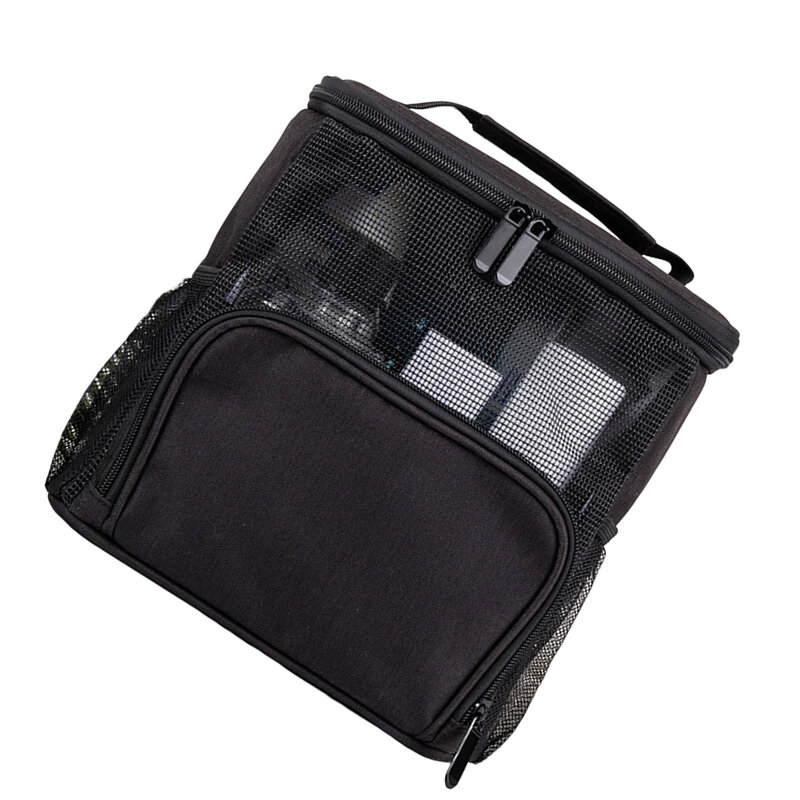Портативная дорожная косметическая сумка для хранения видимого сетчатого окна, легко найти предметы, косметичка для путешествий, организация и ежедневное использование