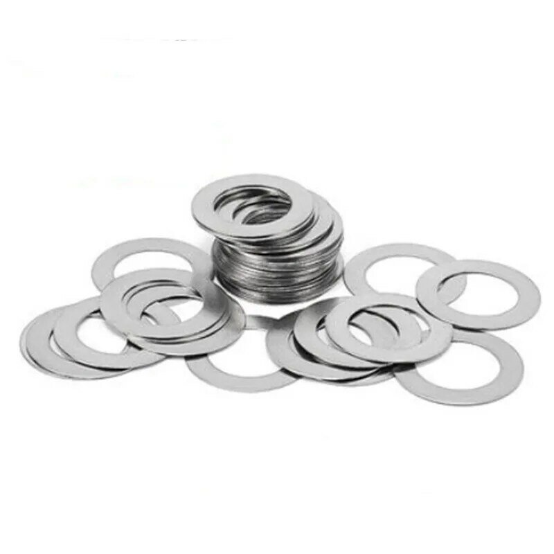 10-100PCS DIN988  0.1mm 0.2mm 0.3mm 0.5mm 1mm  Thin washer M3 M4 M5 M6 M7 M8 M9 M10 to M30 Stainless steel Ultrathin gasket shim