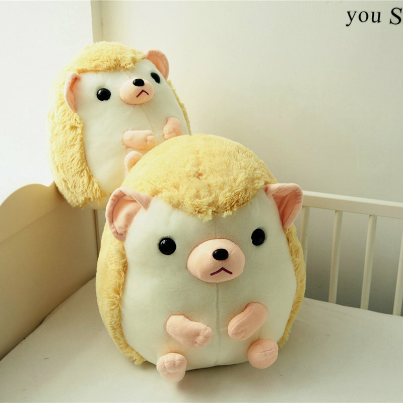 귀여운 고슴도치 봉제 장난감, 부드러운 유아 진정 동물 인형, 부드러운 박제 면 만화 생일 선물, 35 cm, 45cm