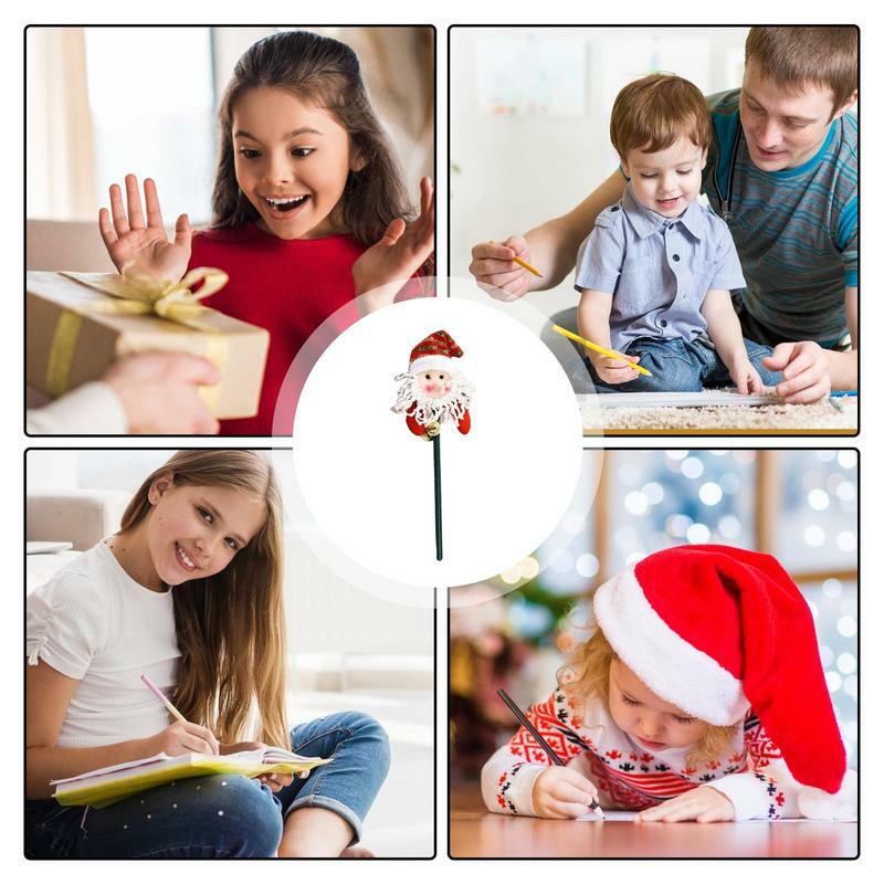 Santa Pencils Christmas Snowman Pencil Kids Stationery Supplies For School Home Offices Christmas Gifts For Kid Toddler Child