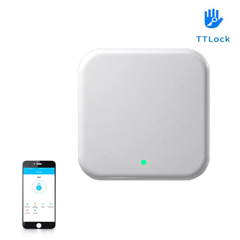 Ttlockアプリデバイスロックゲートウェイg2、Bluetooth-wifiコンバーター、リモートコントロール、スマートロックと互換性があります