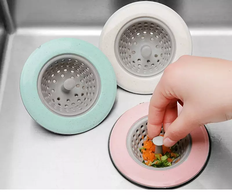 Silikon Küchen spüle Filter Abfluss loch Waschbecken Filter Mesh Dusche Bad Abfluss Haar aufnahme Küche Bad Filter Zubehör