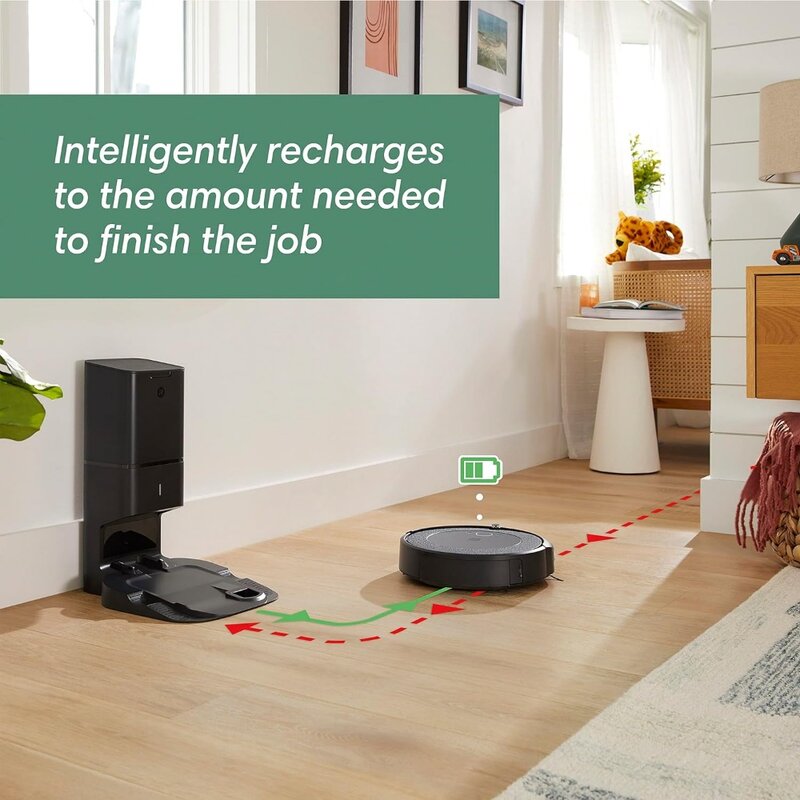 Robot Vacuum, Room with Smart Mapping, Empties Itself for Up To 60 Days, Works with Alexa, Ideal for Pet Hair, Robot Vacuum