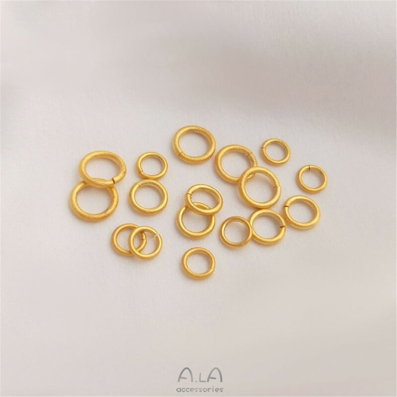 Wietnam strong bao kolorowy piasek złoty pierścień otwierający akcesoria DIY bransoletka wisiorek biżuteria koniec zamknięty pierścień link ring
