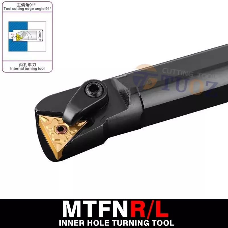 TUOZ S40T-MTFNR16 S40T-MTFNL16 MTFNR16 MTFNL16 91 ° MTFNL MTFNR S40T 40mm utensili per tornitura interna CNC