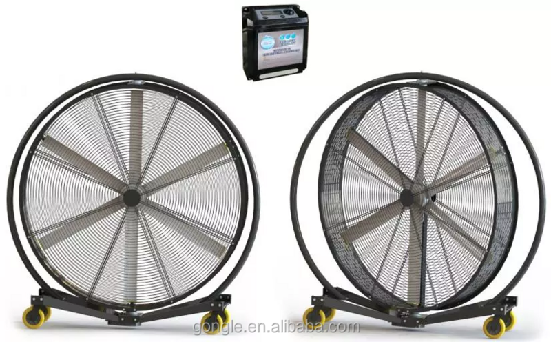 Big size 2000mm mobile movable brushless DC fan industrial cooling fan