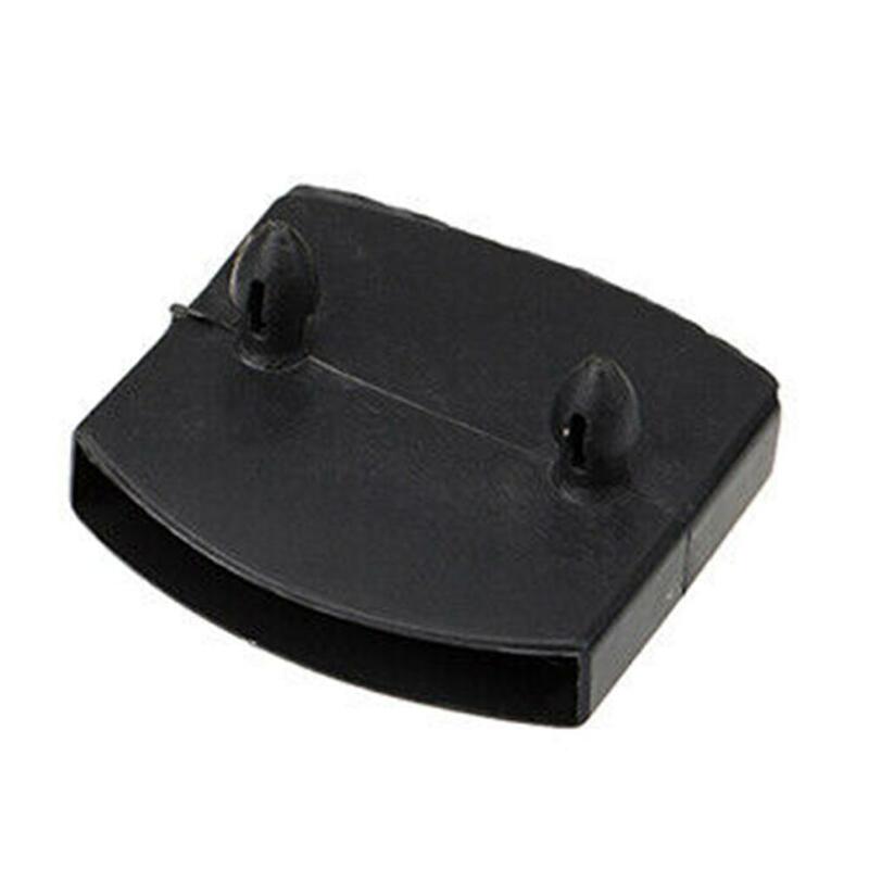 1 buah plastik hitam persegi pengganti Sofa Bed Slat Sleeve in Centre topi pemegang karet K6W2