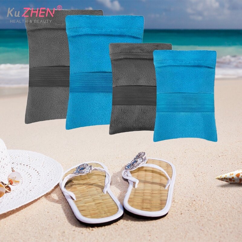 1PC Sand Removal Bag Lightweight Portable Cleaning Beach Towel Accessories For Beach Party Surf Camping Essentials Summer Family