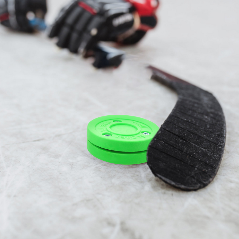 Puck de entrenamiento de Hockey sobre hielo, suministro deportivo de plástico, accesorio de pelota de entrenamiento multifuncional