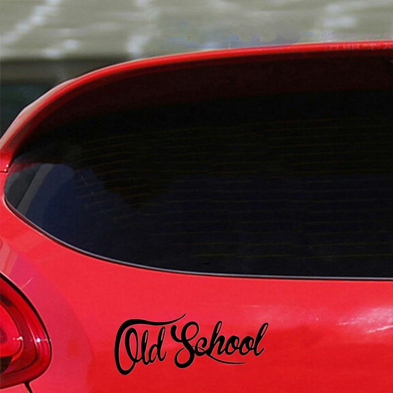 Alt-stil spaß vinyl auto aufkleber Kreative auto dekoration Hohe qualität wasserdichte körper aufkleber Mode aufkleber