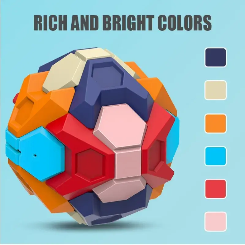 กระปุกออมสินสร้าง3D กล่องเก็บเหรียญ DIY ลูกบอลของเล่นเกมปริศนาถอดประกอบได้โถเปลี่ยนของเล่นเพื่อการศึกษาปฐมวัย