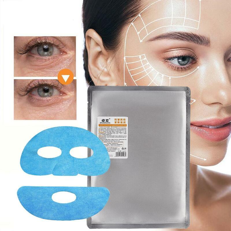 Mascarilla ultrafina Soluble en nanocolágeno, máscara facial portátil de viaje, no tejida, cuidado de la piel, algodón envuelto, papel