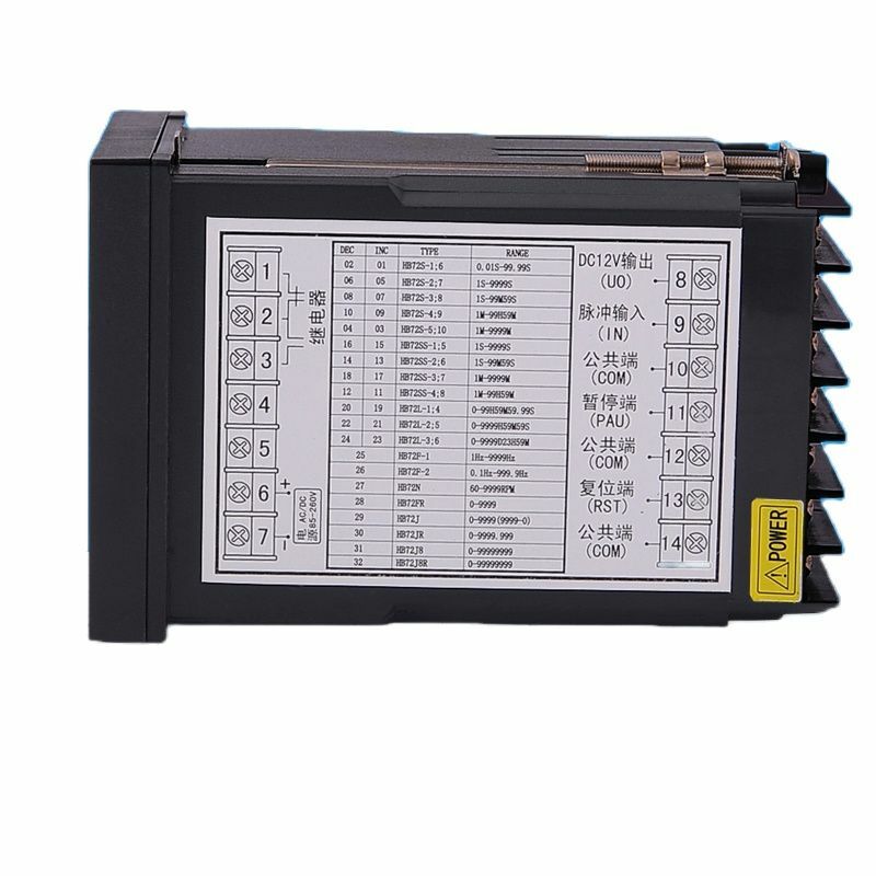 HB72 penghitung HB726G/J Meter, Penghitung waktu elektronik relay HB726F/N