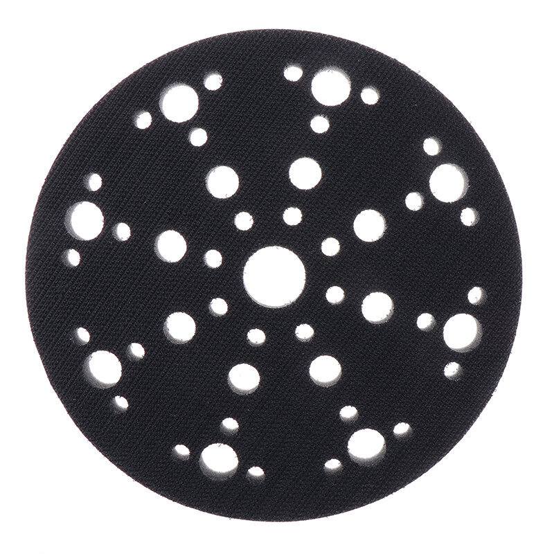 1Pc 6Inch 150mm 49-Hole Soft Sponge Interface Pad For Sanding Pads Hook Loop Sanding Discs Sander Backing Pads Buffer