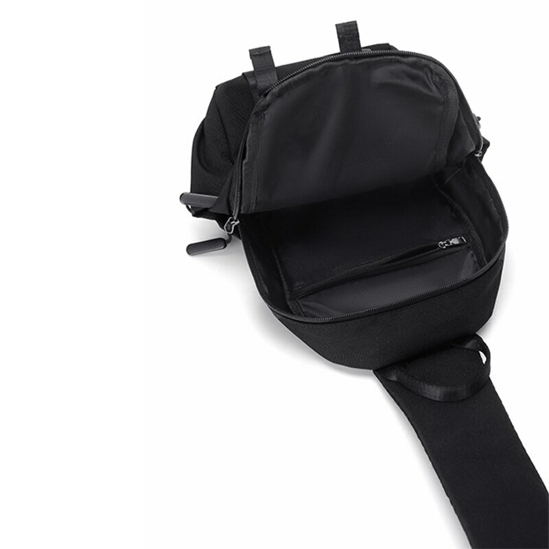 Esportes peito saco impermeável multi-compartimento resistente ao desgaste dos homens ombro Crossbody Bag Outdoor Sports Travel