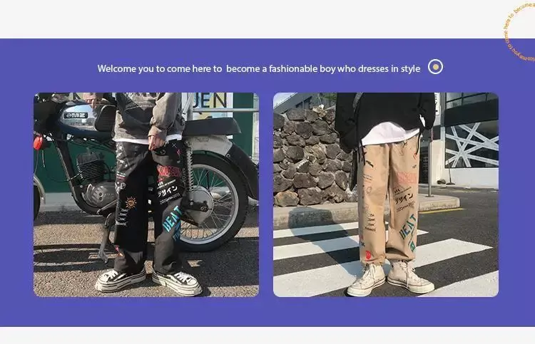 Hip Hop Freizeit hose Graffiti-Druck gerade kurz geschnittene High Street lose Leggings lange Hosen Frauen Motorrad Streetwear y2k Hosen