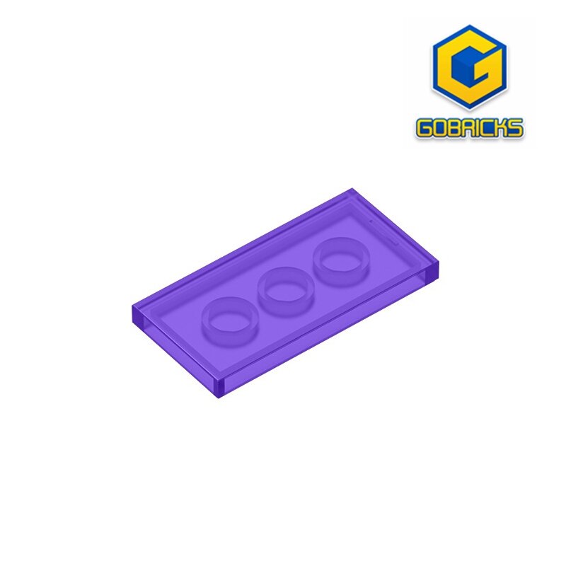 Gobricks-bloques de construcción 10psc MOC, azulejo 2x4, Compatible con 87079, creativos educativos, juguete de regalo para niños
