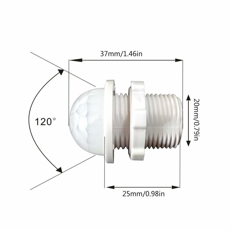 Mini luz LED sensible de 110/220v para el hogar, luz infrarroja para interior y exterior, detección de movimiento, interruptor de luz con Sensor automático