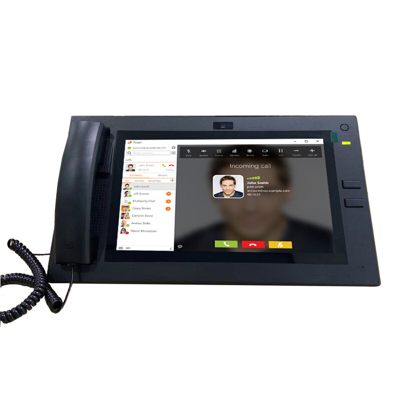 VoIP phone-13.3 inch Video Phones console-Suport 4G or 5G, Android 11, camera, Mic, speaker, RS485, 2*RJ45, PSTN