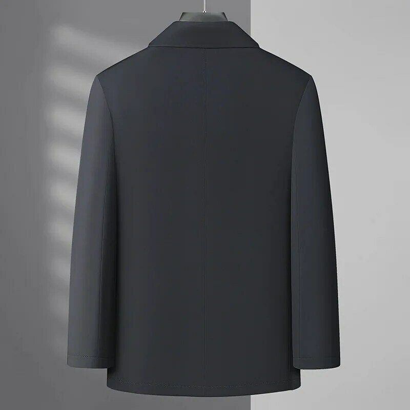 Mantel pria ukuran besar, mantel ukuran besar, jaket dalam yang dapat dilepas, mantel bulu angsa putih ukuran Plus M-2XL3XL4XL5XL6XL7XL
