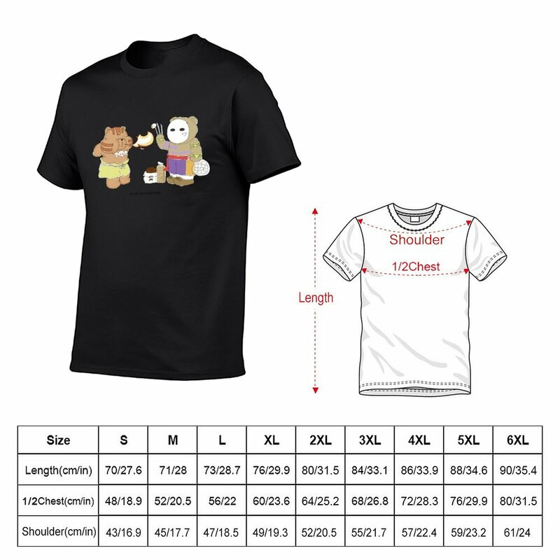Beren En Vechters-Shmore Tijd! T-Shirt Sneldrogende Douane Ontwerp Uw Eigen T-Shirts Nieuwe Editie Zwarte T-Shirts Voor Mannen