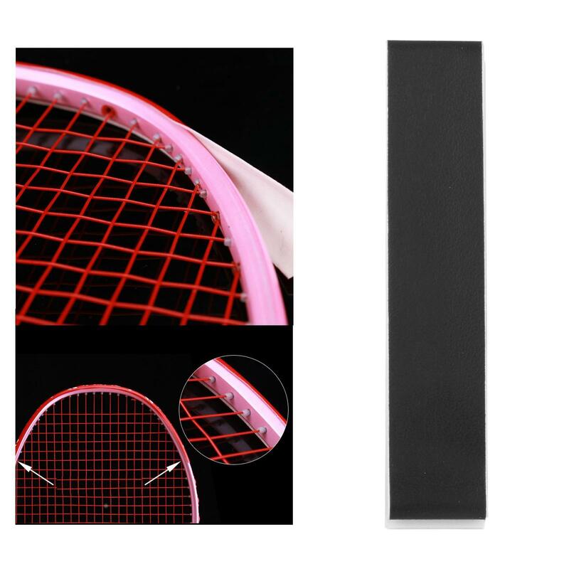 Tênis Badminton Racket Head Edge Protector Tape, auto-adesivo, Racquet Frame Guard Sticker