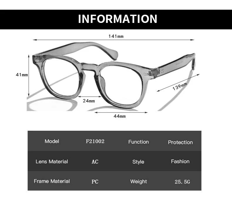 2023 NOVO Anti Luz Azul Bloqueio Óculos Vintage Computer Glasses Jogos dos homens Miopia Óptica Espetáculo Olho óculos Quadro