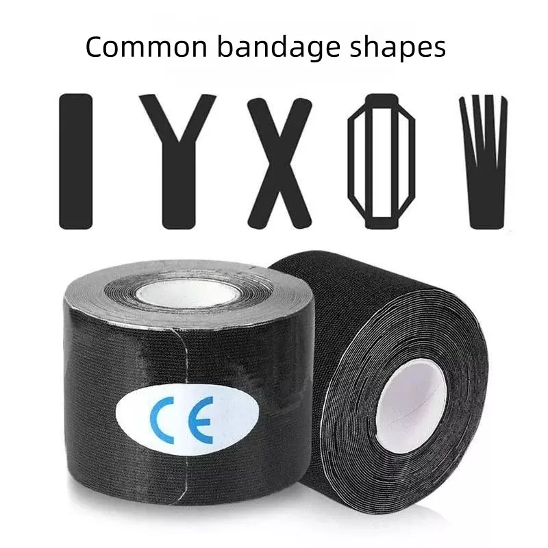 5cmx5m Kinesiology Elastoplast Tape Muscle Bandage Sports Cotton Elastic Adhesive Strain Injury Tape Knee Pain Relief Stickers