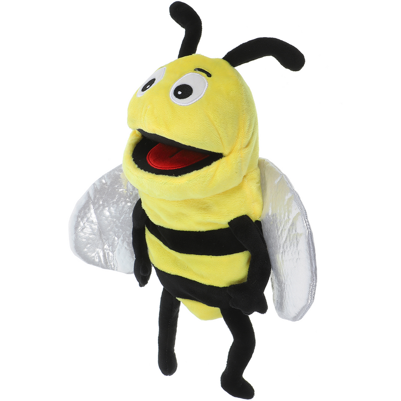 Childrens Toys Bee Hand Puppet Simulation Animal Model Puzzle Parent-child Interactive