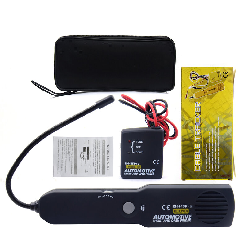 EM415PRO Automotive Short Cable Tracker & Open Wire Finder Universal EM415 PRO 6-42V DC Find Car Short Circuit Wire Car Circuit