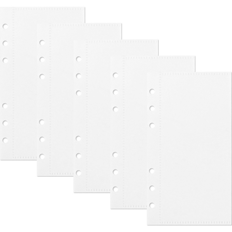 Vuoto plastica A6 raccoglitore organizzatore divisore scheda separatore pagina quaderni cassa Budget Bag per protezioni tasche Storage