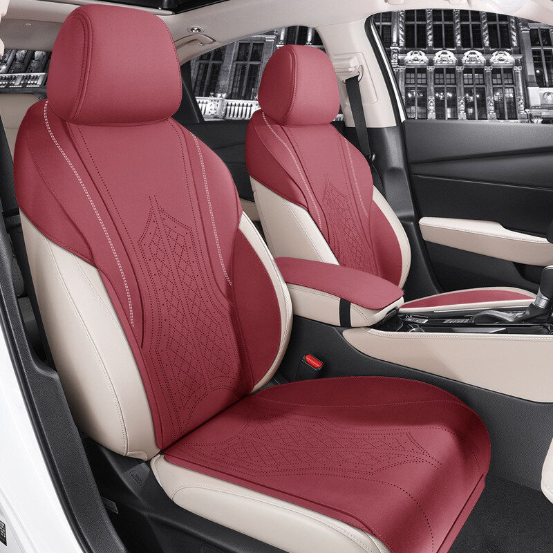 Custom Auto Seat Covers Suède Voor Honda Accord 9e 10e 11e Generatie 2014 2015 2016 2017 2018 2019 2020 2021 2022 2023 2024