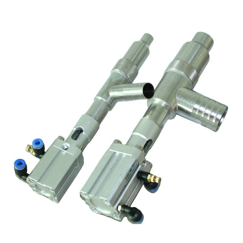 Accessori per riempitrici con testa di riempimento antigoccia connettore per tubo flessibile da 20mm valvola di uscita pneumatica in materiale SS304/316