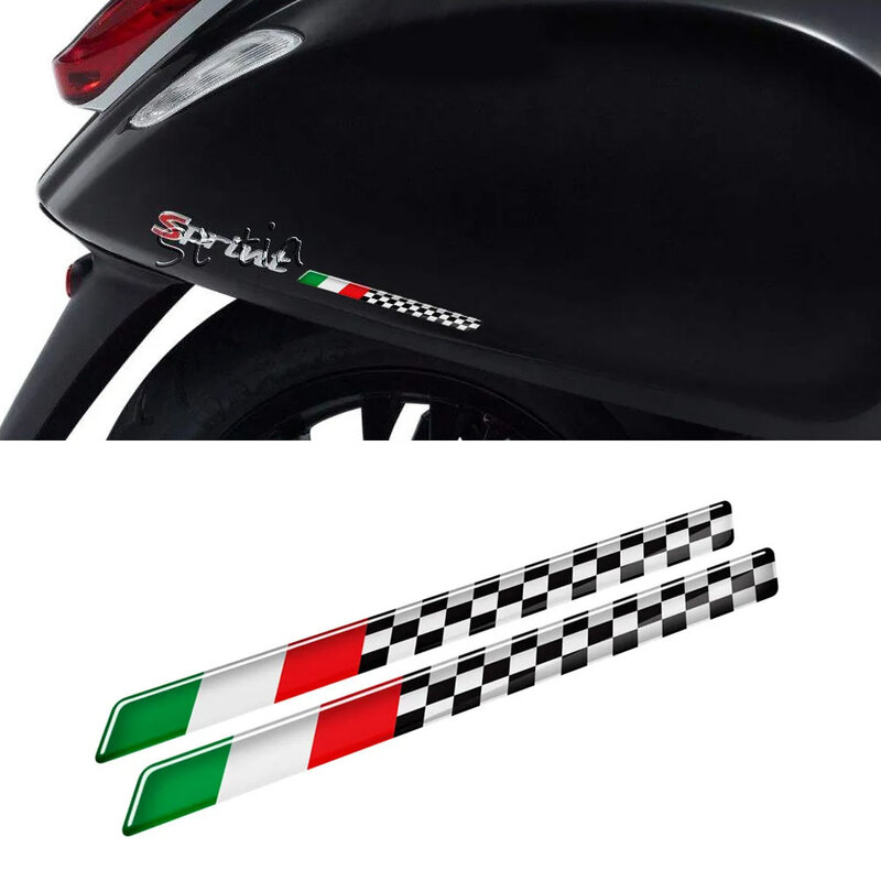 3d Motorfiets Tank Decal Italie Stickers Case Voor Aprilia Ducati Monster Stickers Voor Piaggio Vespa