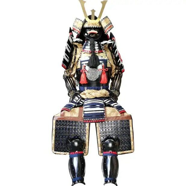 Onimusha-armadura samurái japonesa antigua para hombre, traje de hierro Vintage, Miyamoto Musashi